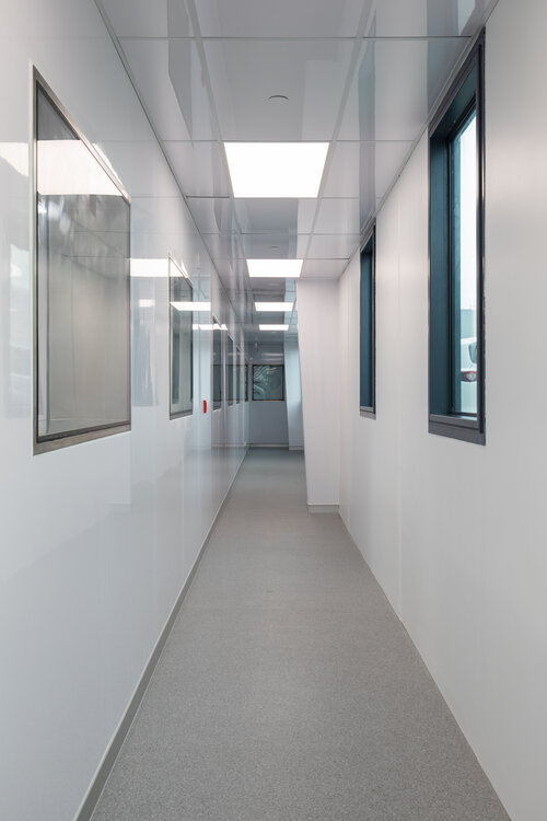 Danone Lab Hallway